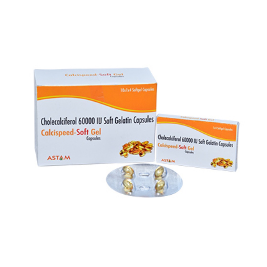 Calcispeed Softgel 60k Capsule